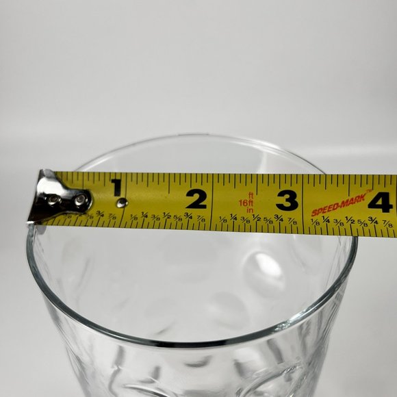 Weinwelt Herrenber German Weingut Wine Tasting Clear Glass Dimpled 0.5 Liter - Picture 12 of 12